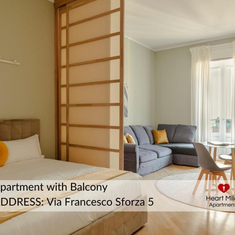 Heart Milan Apartments Duomo District - Appartamento con Balcone - Via Francesco Sforza 5 - 1