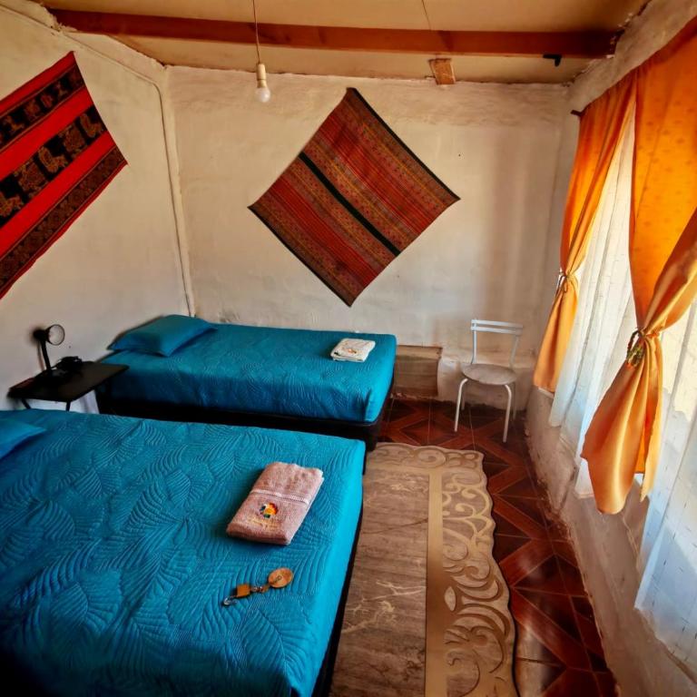 CASA HOSTAL LA PASKANA ATACAMEÑa - Habitación Doble - 2 camas - 1