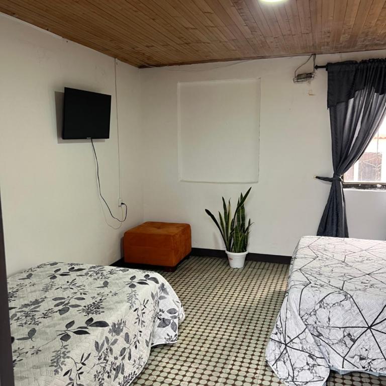 El refugio santarrosano - Habitación Doble - 2 camas - 1