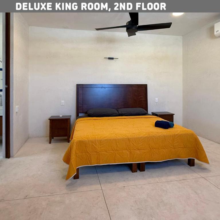 Villa con piscina para 6 personas en camas y 2 Hamacas Ado 69 - Habitación Deluxe con cama extragrande - 3