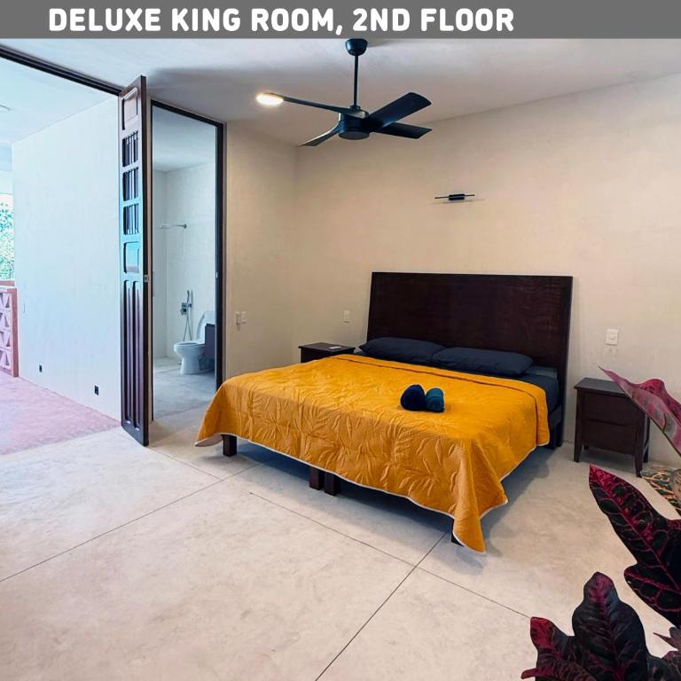 Villa con piscina para 6 personas en camas y 2 Hamacas Ado 69 - Habitación Deluxe con cama extragrande - 11