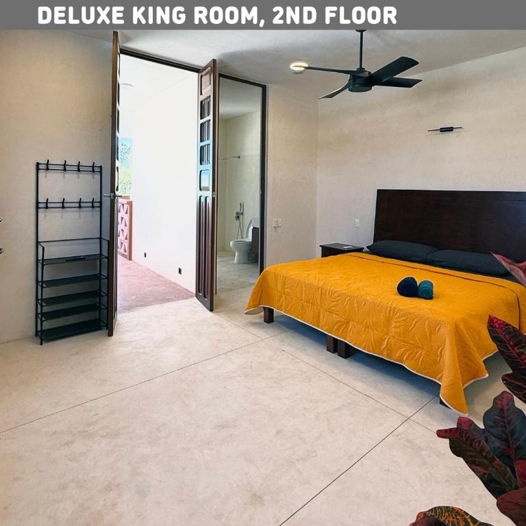 Villa con piscina para 6 personas en camas y 2 Hamacas Ado 69 - Habitación Deluxe con cama extragrande - 24