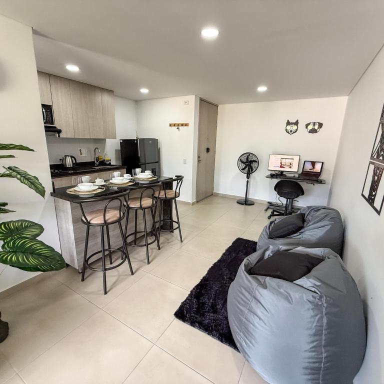 Apartamento con vista a la montaña, piscina y gym - Apartamento de 2 dormitorios con vistas a la montaña - 9