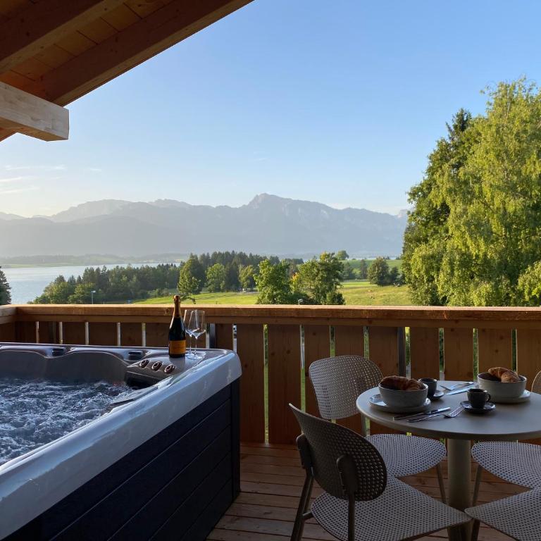 Apartment See I Balkon mit Jacuzzi I Parkplatz - Apartment mit 1 Schlafzimmer und Whirlpool - 14