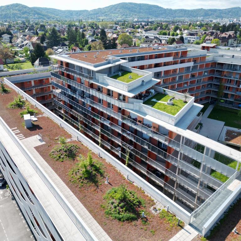 Luxusapartment mit 40 qm Terrasse, E-Parkplatz und Parkplatz - Apartment mit 2 Schlafzimmern und Terrasse - 4