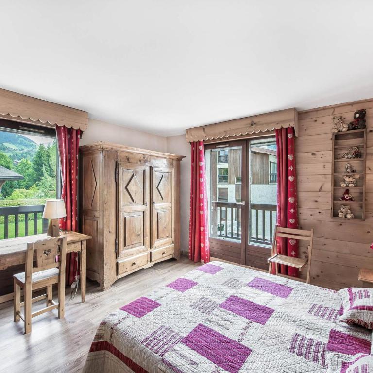 Appartement à Megève, 3 chambres, proche centre, piscine, tennis, cheminée, parking, classé 3 étoiles - FR-1-453-139 - Appartement (6 Adultes) - 6