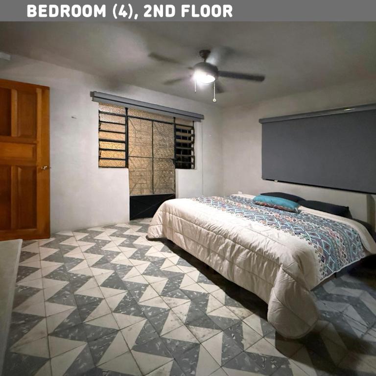 Casa para 12 persona con Piscina, Mérida Centro, Casa Nido Rosa - Casa de 4 dormitorios - 4