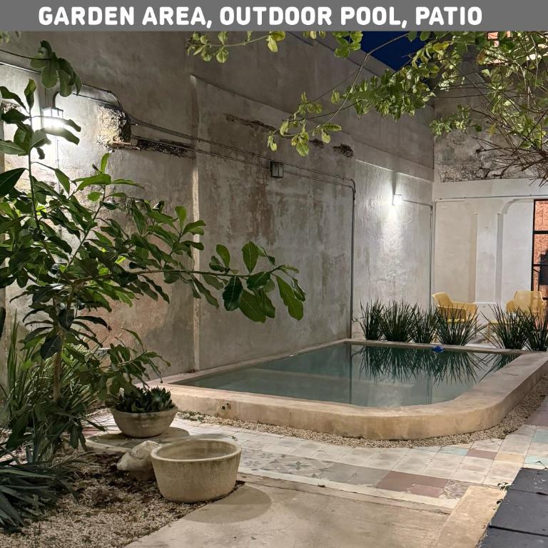 Casa para 12 persona con Piscina, Mérida Centro, Casa Nido Rosa - Habitación Cuádruple con baño privado - 13