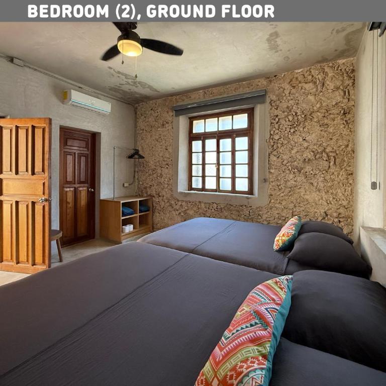 Casa para 12 persona con Piscina, Mérida Centro, Casa Nido Rosa - Habitación Cuádruple Estándar - 17
