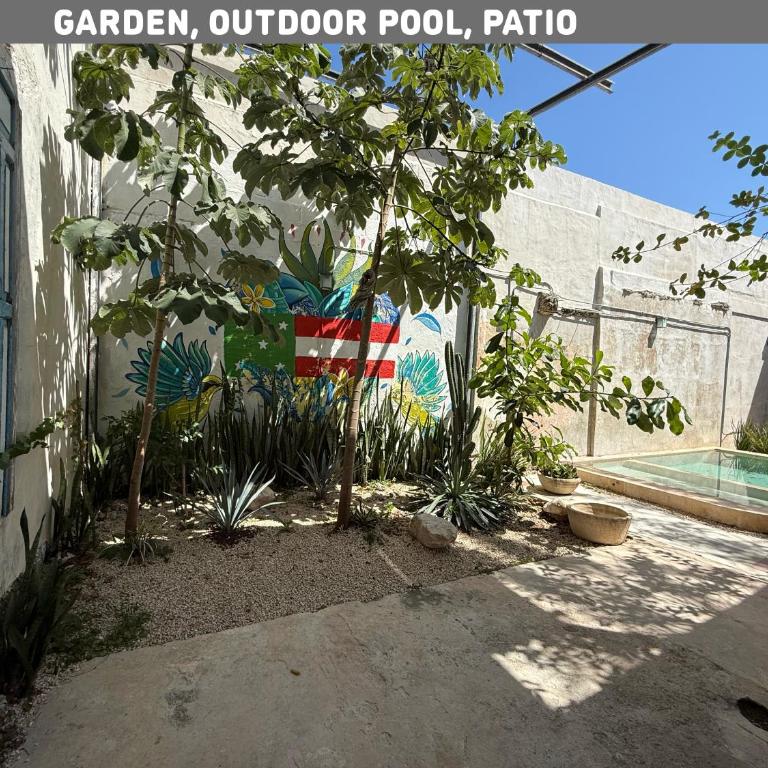 Casa para 12 persona con Piscina, Mérida Centro, Casa Nido Rosa - Habitación Cuádruple con baño privado - 33