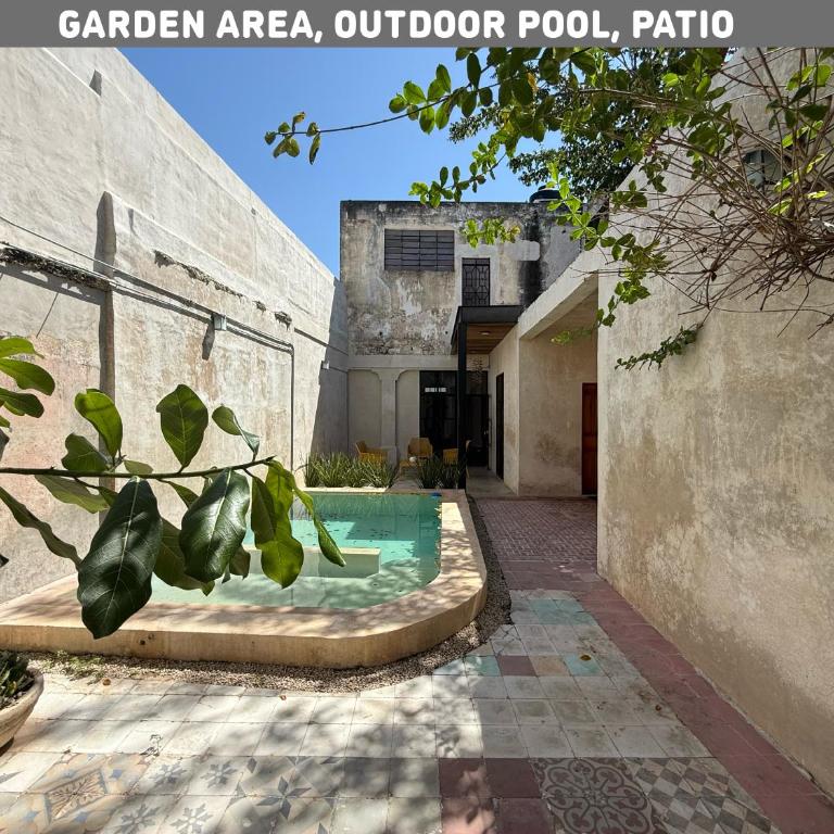 Casa para 12 persona con Piscina, Mérida Centro, Casa Nido Rosa - Habitación Cuádruple con baño privado - 31