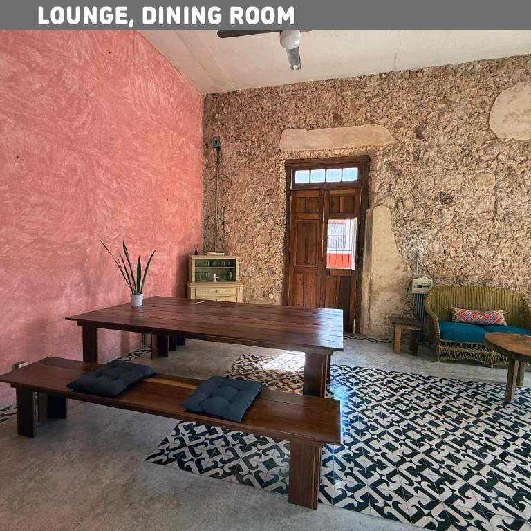 Casa para 12 persona con Piscina, Mérida Centro, Casa Nido Rosa - Habitación Cuádruple con baño privado - 38