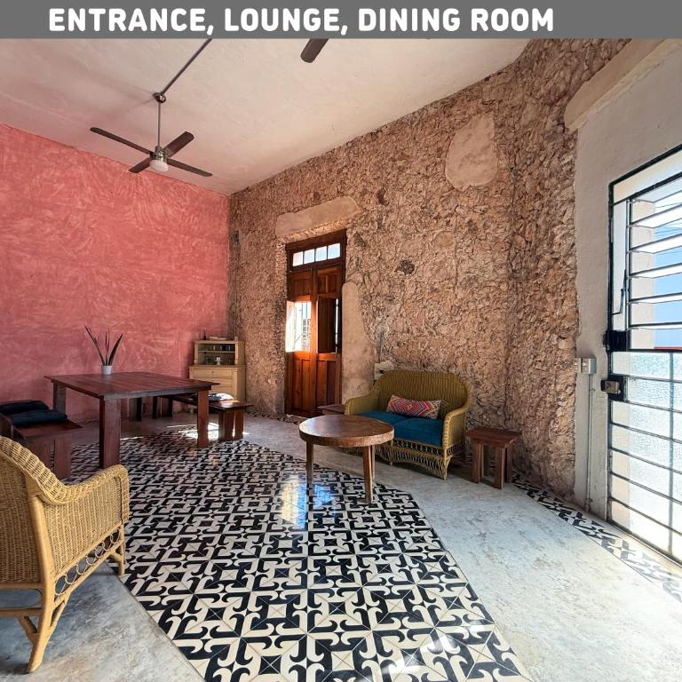 Casa para 12 persona con Piscina, Mérida Centro, Casa Nido Rosa - Habitación Cuádruple con baño privado - 37