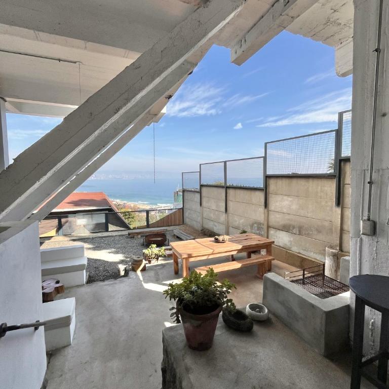 Altavista Reñaca - Fogón, quincho y piscina con vista al mar - Villa - 29