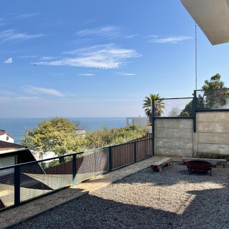 Altavista Reñaca - Fogón, quincho y piscina con vista al mar - Villa - 30