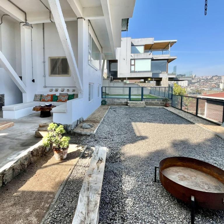 Altavista Reñaca - Fogón, quincho y piscina con vista al mar - Villa - 31