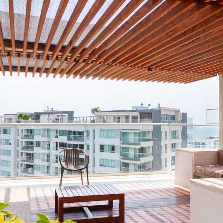 Modern Apartment Cielo Mar Terrace-Pool-Jacuzzi Close to the beach - One-Bedroom Apartment - 27