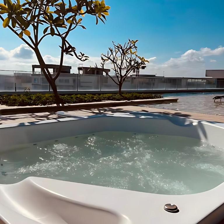 Modern Apartment Cielo Mar Terrace-Pool-Jacuzzi Close to the beach - One-Bedroom Apartment - 26