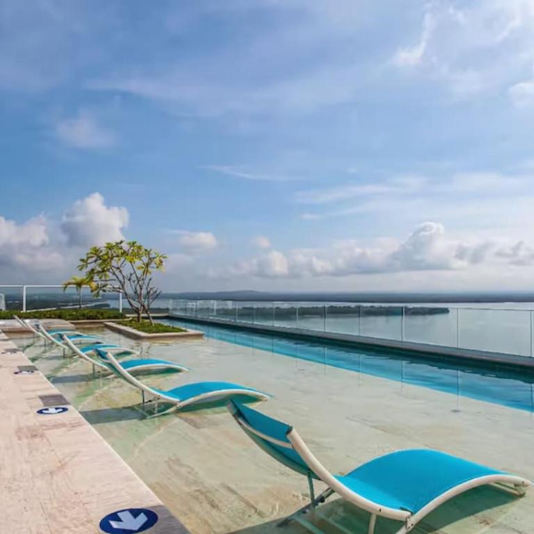 Modern Apartment Cielo Mar Terrace-Pool-Jacuzzi Close to the beach - One-Bedroom Apartment - 22