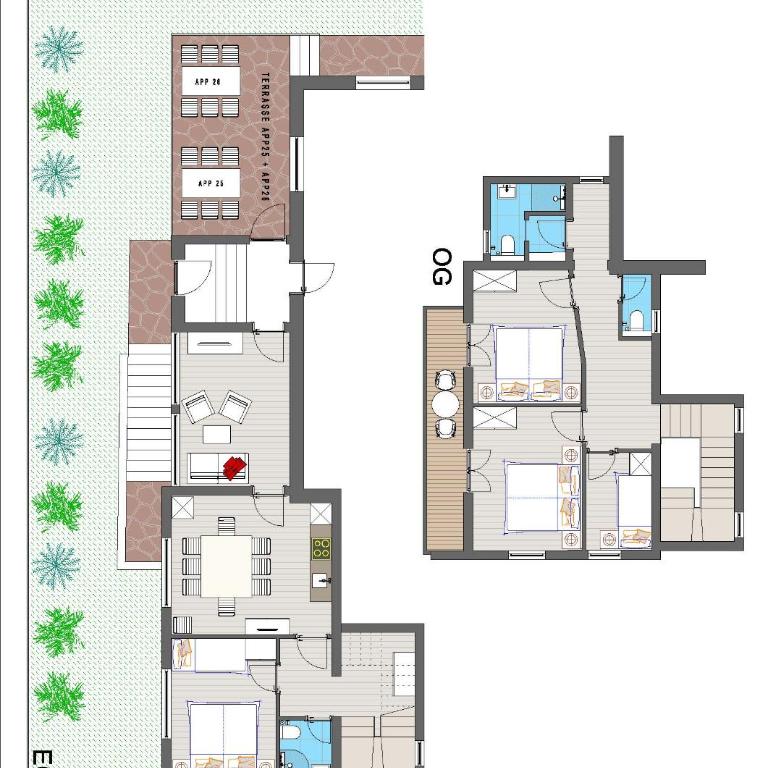 Appartements Pungg - Apartment - auf 2 Etagen - 6