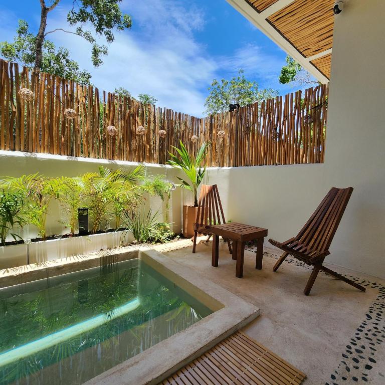 Paam Cheel Nest 111 Tulum - Near Tulum site, private pool - Apartamento de 1 dormitorio con vistas a la piscina - 6