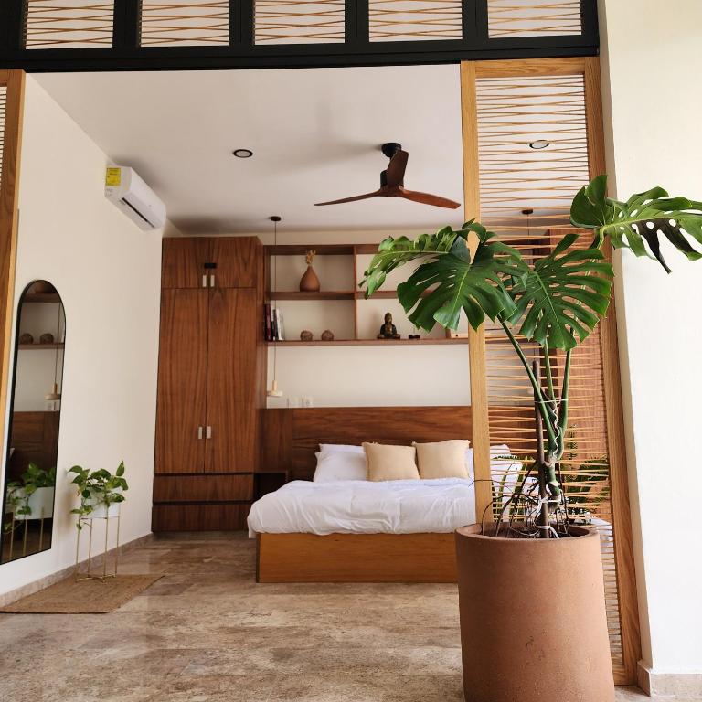 Paam Cheel Nest 111 Tulum - Near Tulum site, private pool - Apartamento de 1 dormitorio con vistas a la piscina - 11