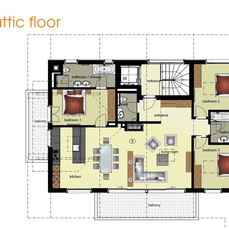 Apartment Silbersee - GRIWA RENT AG - Apartamento de 3 dormitorios con balcón - 23