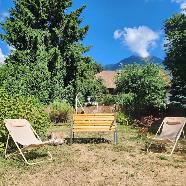 New - 50 m2 cocoon between lakes and mountains - Appartement 1 Chambre - 17