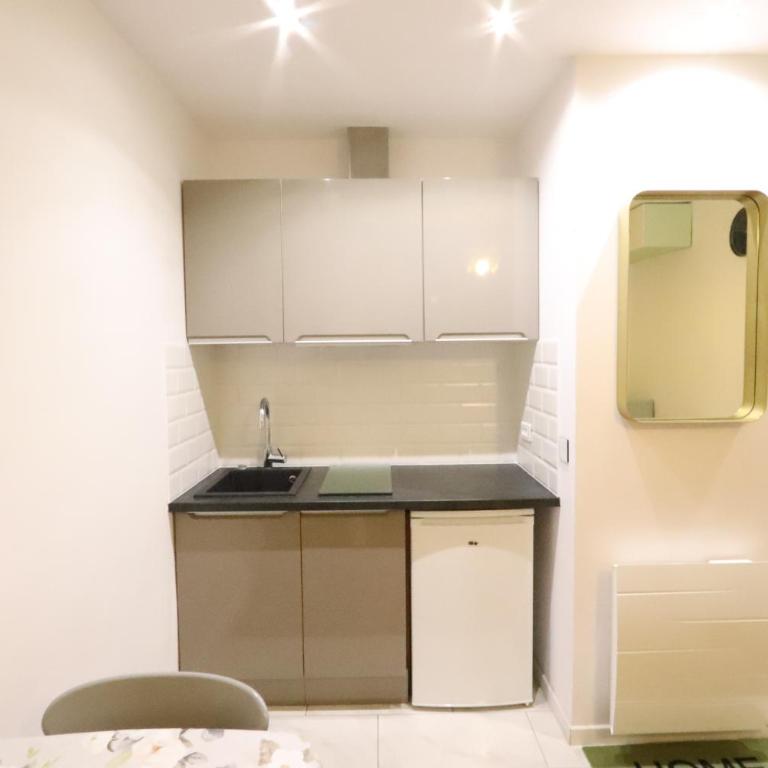 Paris Luxury Studio with portable AC - One-Bedroom Apartment - 11