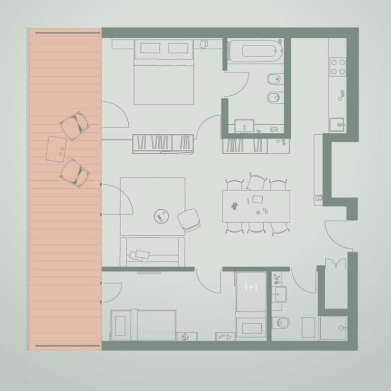 Paramount Alma Suites Sexten - Apartment mit Blick auf die Berge - 1