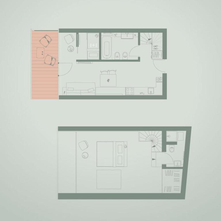 Paramount Alma Suites Sexten - Apartment - auf 2 Etagen - 1