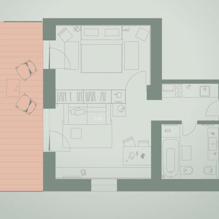 Paramount Alma Suites Sexten - Apartment mit Terrasse - 1