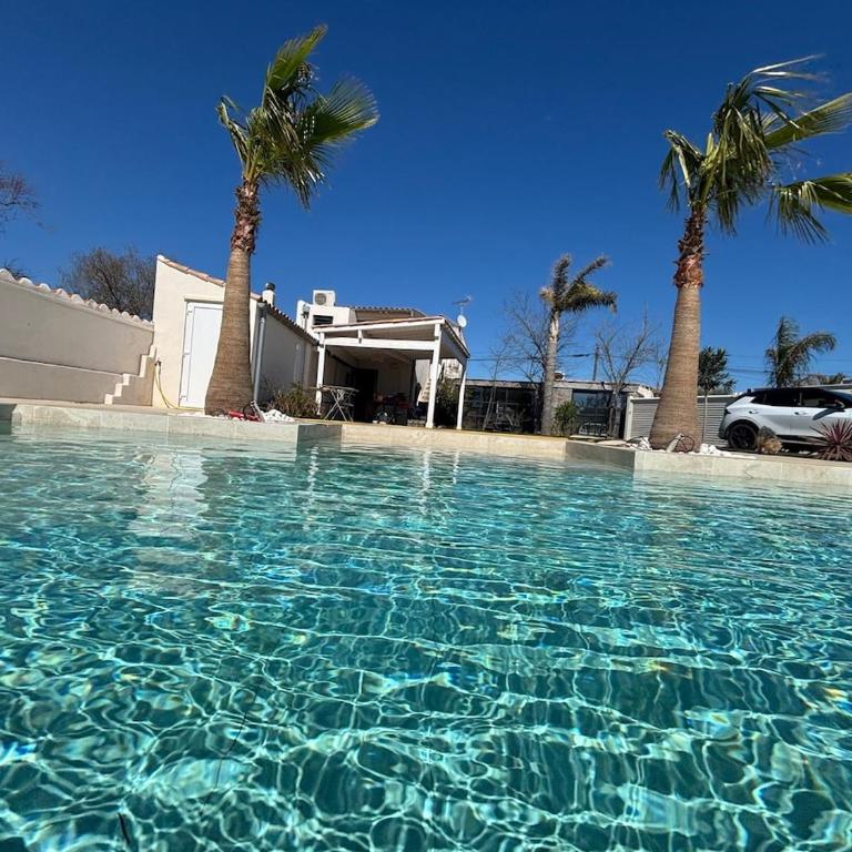 house with pool, beach access by private road - Villa - 1