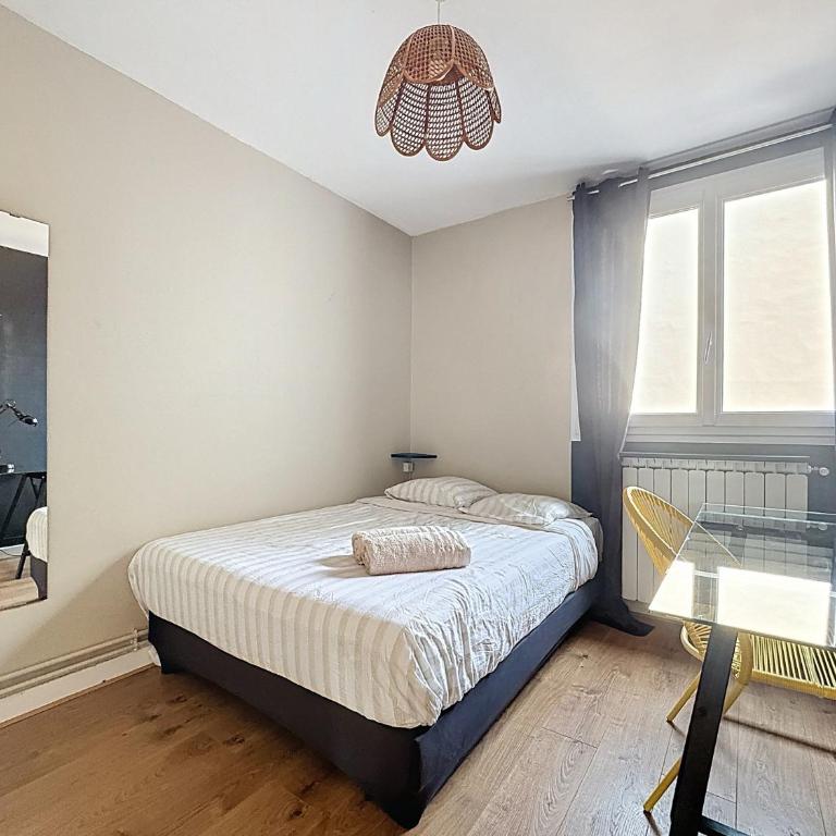 Le Cosy Genin - 3 Chambres Bureaux Parking - Suite Appartement 3 Chambres - 5