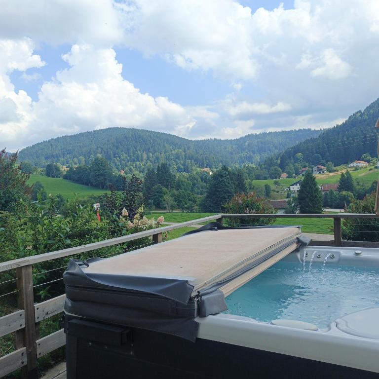 Chalet Bois le Havre du sotrè Gérardmer Sauna panoramique jacuzzi 14 personnes et 1 bébé - Chalet Supérieur - 48