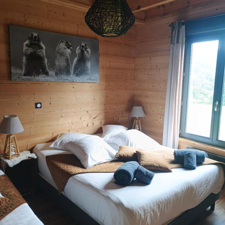 Chalet Bois le Havre du sotrè Gérardmer Sauna panoramique jacuzzi 14 personnes et 1 bébé - Chalet Supérieur - 55