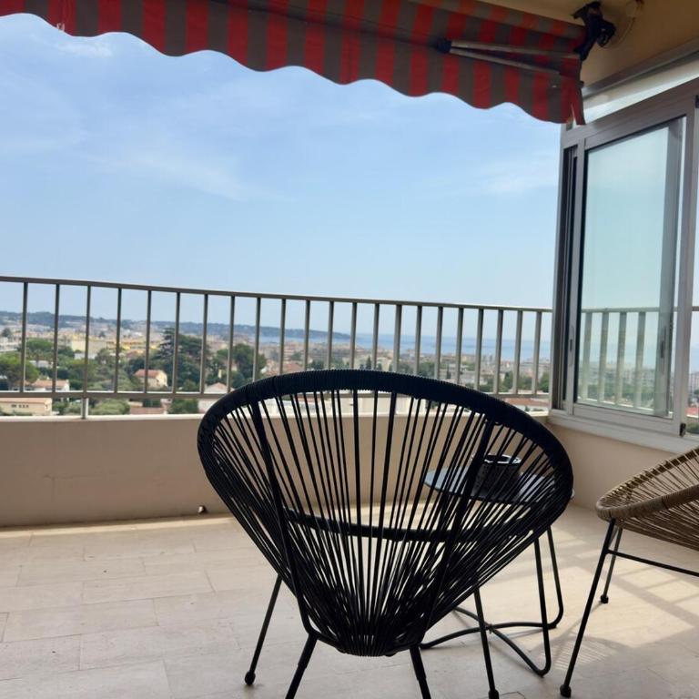 Sea view 4 people terrace 60 m & pool - Apartment mit 2 Schlafzimmern - 9