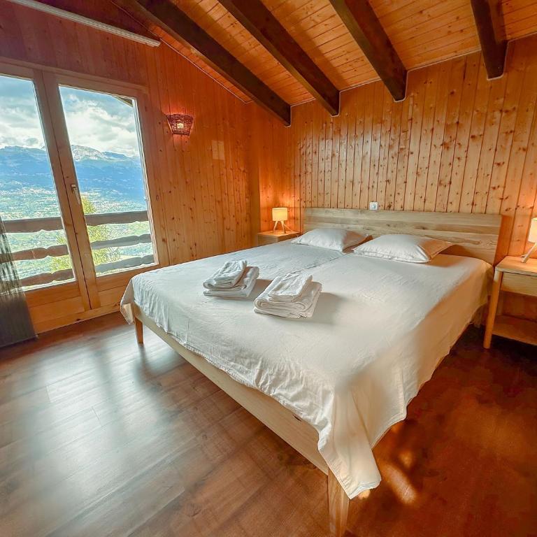 Chalet l'Aiglon Valais - Vue, Confort, Jacuzzi - Chalet - 6