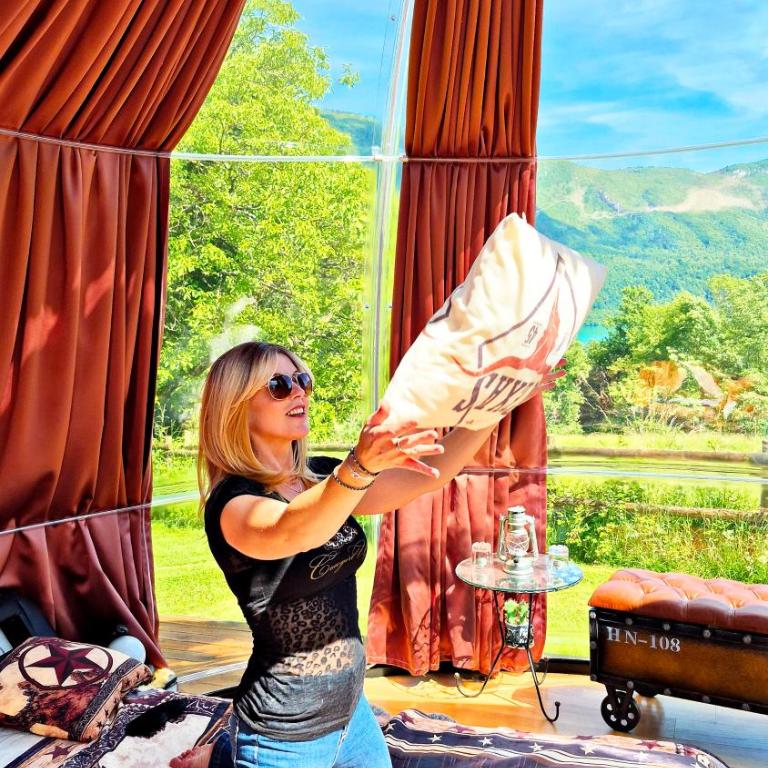 BULLE TEXAS - LUXE et SPA - Vue lac Aiguebelette - Tente - 5
