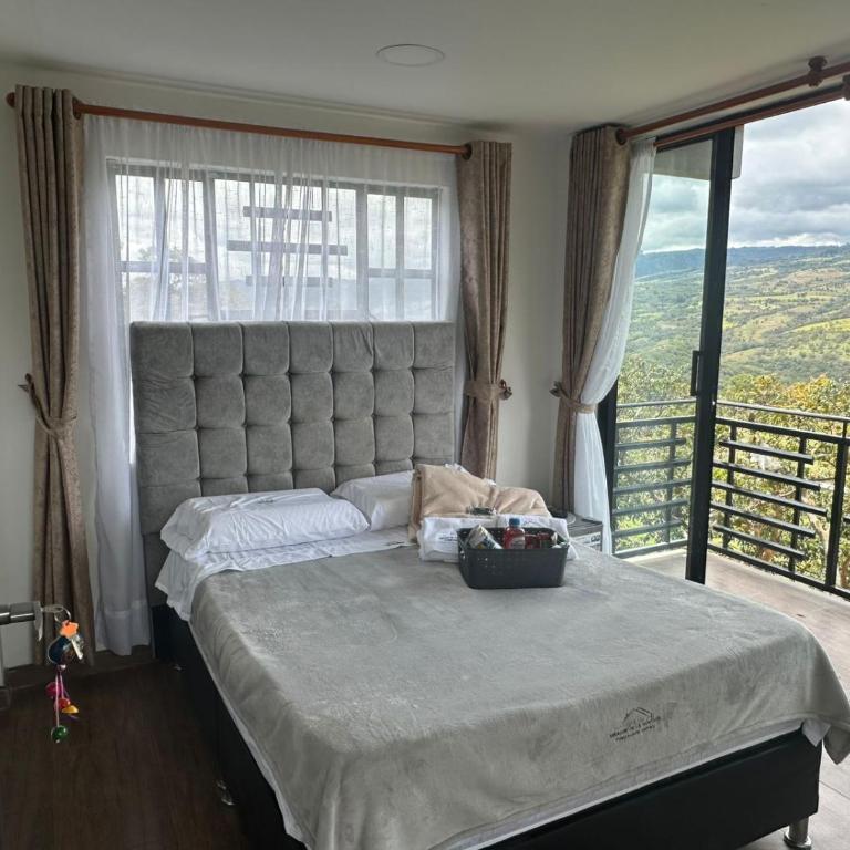 Casa Mirador de la Montaña - Campestre - Villa de Leiva - Moniquira - Habitación Doble con vistas a la montaña - 1