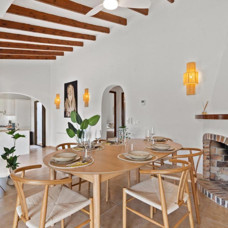 Villa Sunset Moraira mit eigenem Pool, Strandnähe, Klimaanlage, Heizung, Outdoor-Küche, Grill - Casa Vacacional de 3 dormitorios - 18