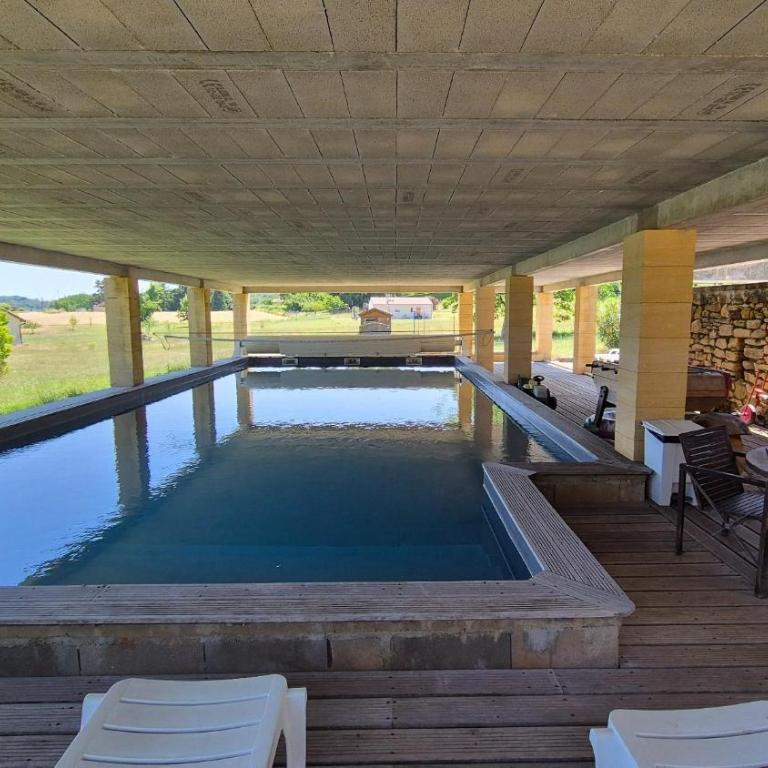Bayaou avec piscine couverte à Sarlat - Maison de Vacances - 5