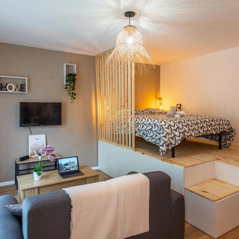 L'Estrade - Parking Centre 5 min Gare d'Amiens - Apartment - 9