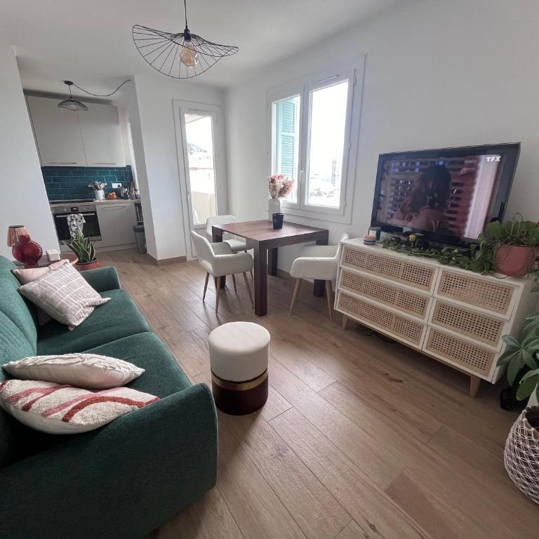 2 room renovated sea view, near Monaco - Appartement 1 Chambre - 1
