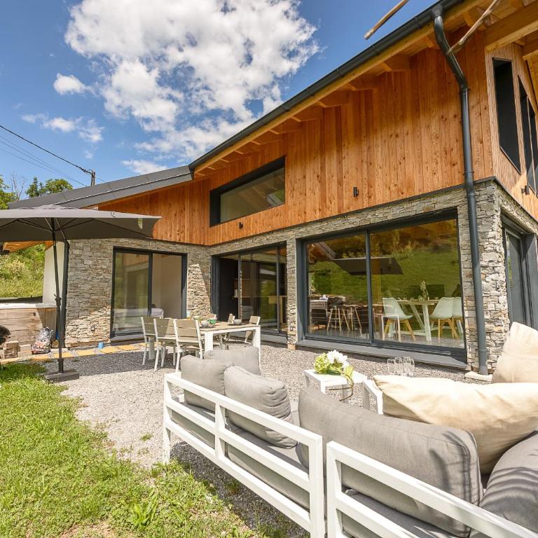 Villa Alésia - Jacuzzi et vue montagnes, environnement apaisant - Villa 3 Chambres - 2