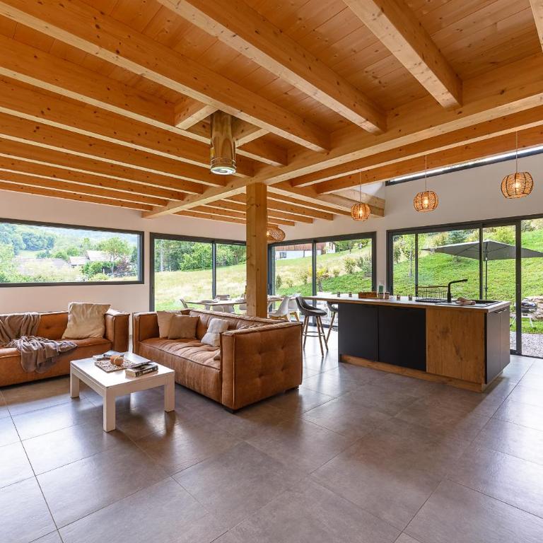 Villa Alésia - Jacuzzi et vue montagnes, environnement apaisant - Villa 3 Chambres - 1