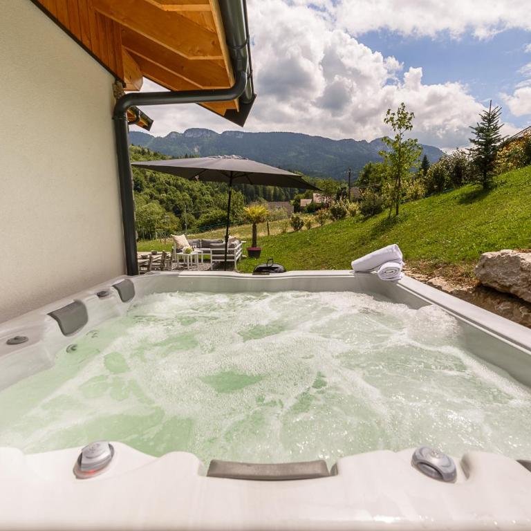Villa Alésia - Jacuzzi et vue montagnes, environnement apaisant - Villa 3 Chambres - 5
