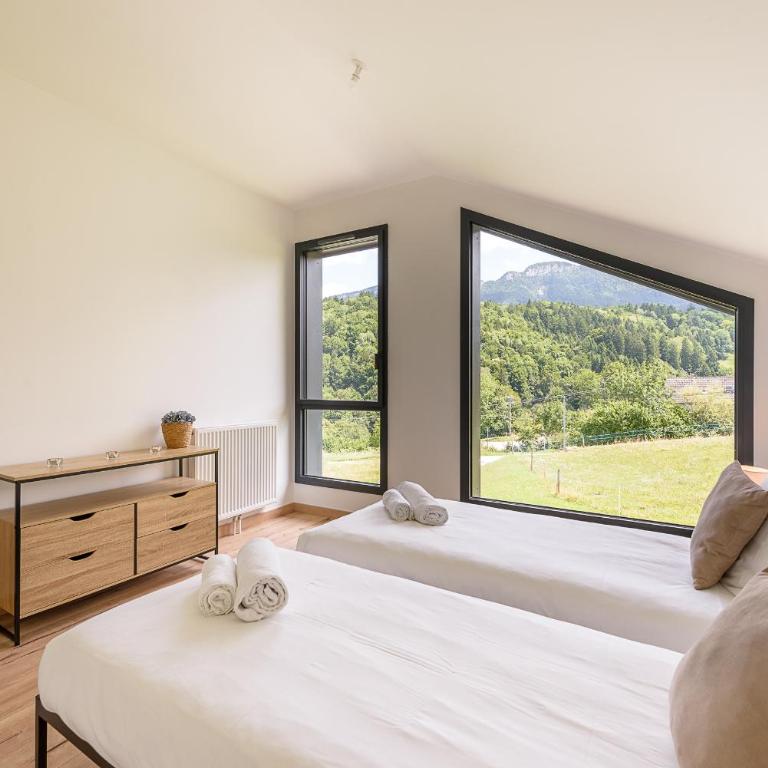 Villa Alésia - Jacuzzi et vue montagnes, environnement apaisant - Villa 3 Chambres - 15