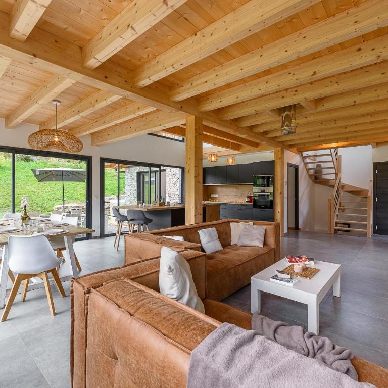 Villa Alésia - Jacuzzi et vue montagnes, environnement apaisant - Villa 3 Chambres - 12
