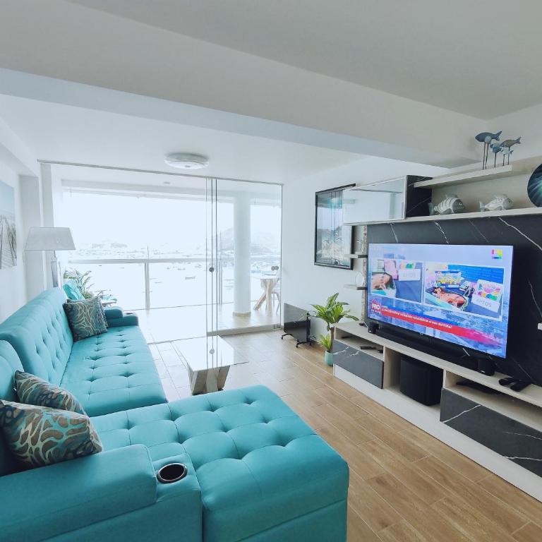 Confortable con vista al mar de Naplo, Pucusana - Two-Bedroom Apartment - 10
